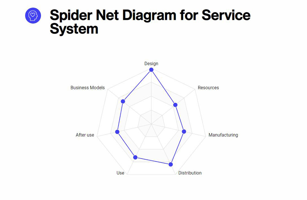 Spider net diagram